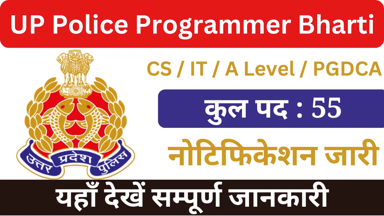 यूपी पुलिस प्रोग्रामर भर्ती 2024, UP Police Programmer Bharti 2024